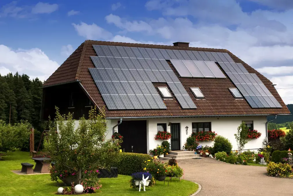 House with solar